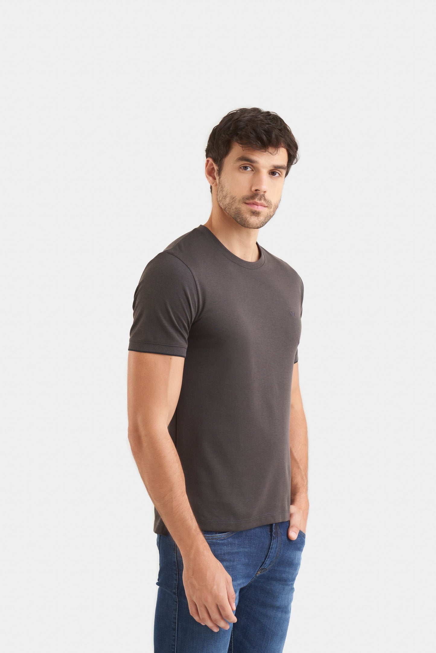 Camiseta micropima Arizona para hombre semi ajustada