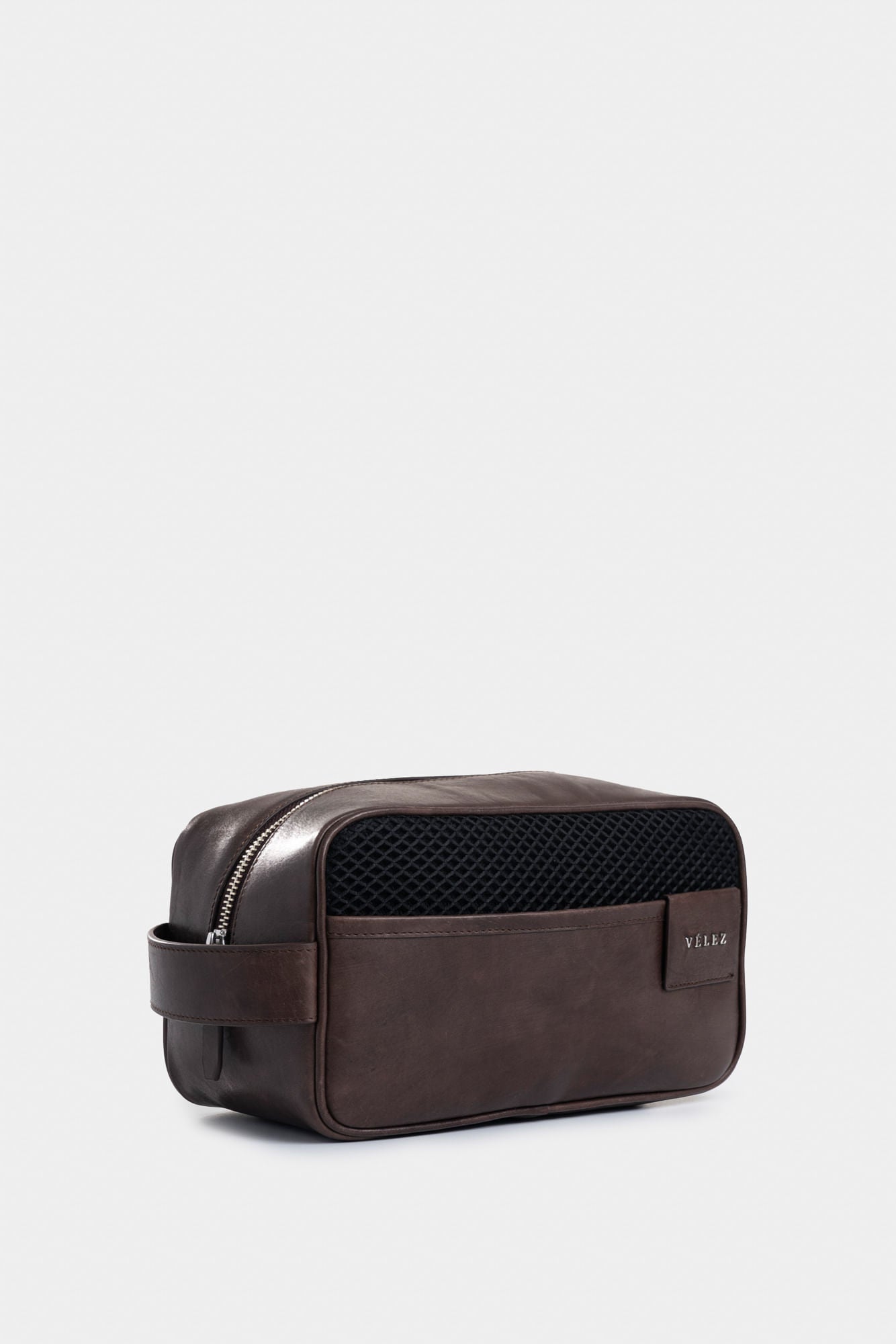 Organizador de viaje (neceser) Lakost 2 de cuero para hombre efecto envejecido