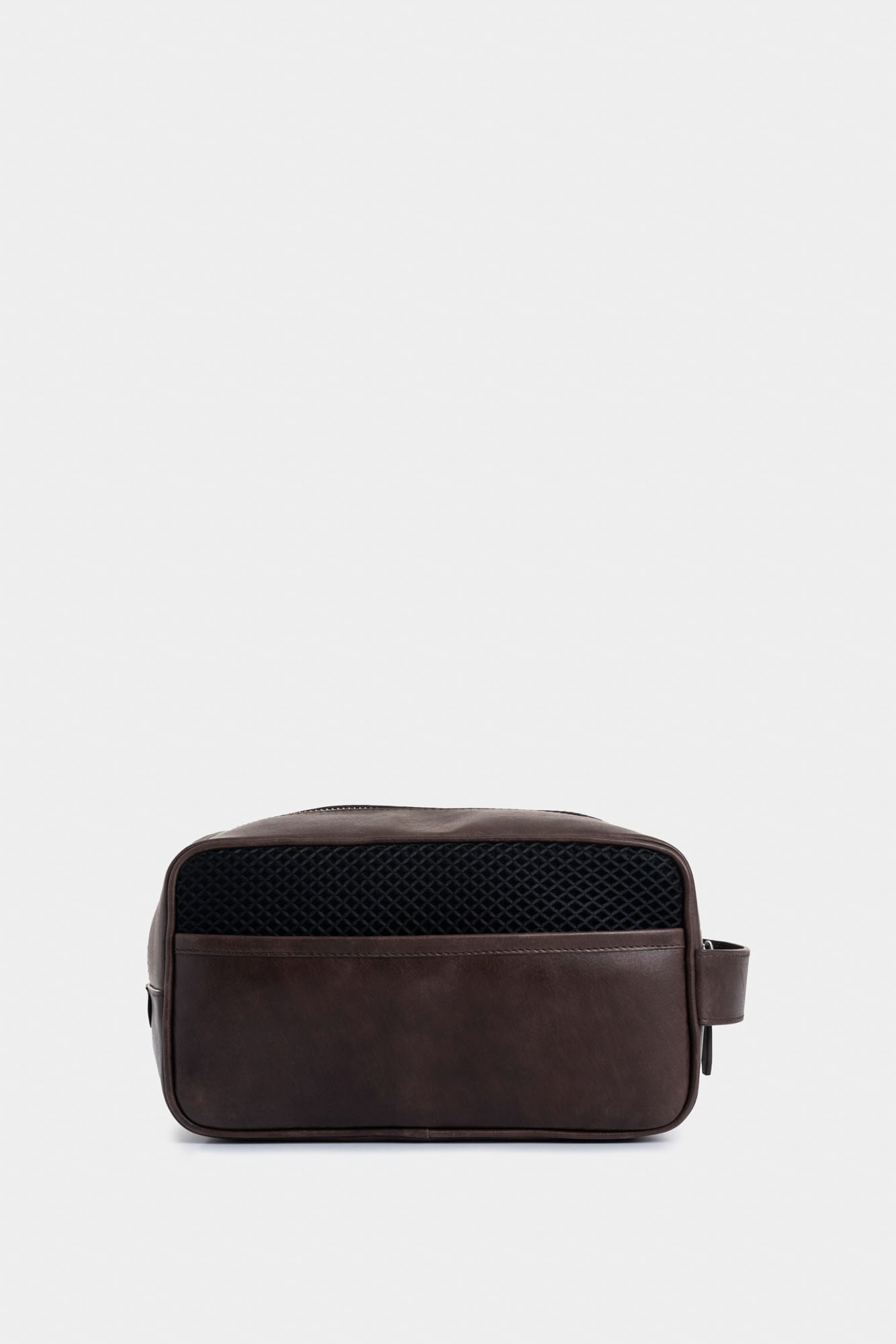 Organizador de viaje (neceser) Lakost 2 de cuero para hombre efecto envejecido