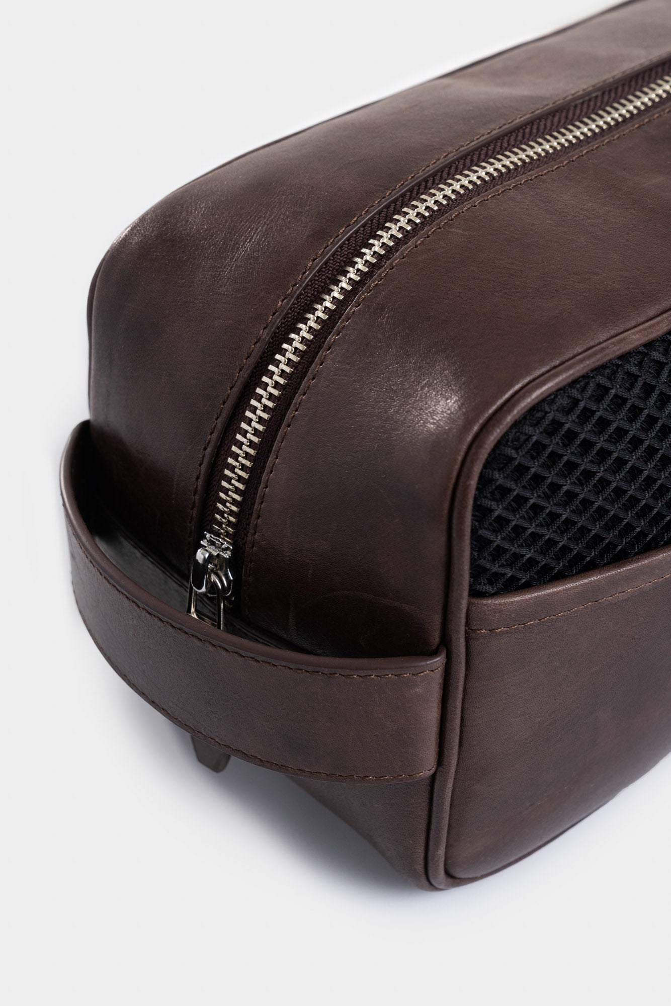 Organizador de viaje (neceser) Lakost 2 de cuero para hombre efecto envejecido