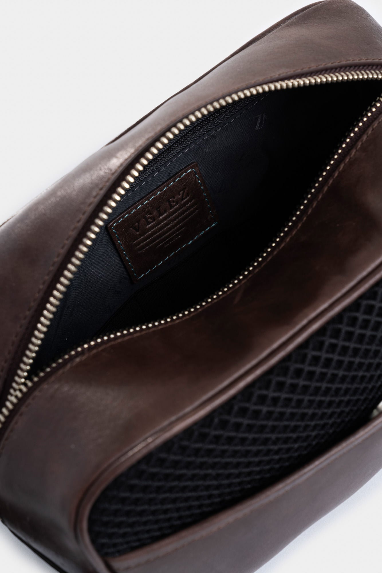 Organizador de viaje (neceser) Lakost 2 de cuero para hombre efecto envejecido