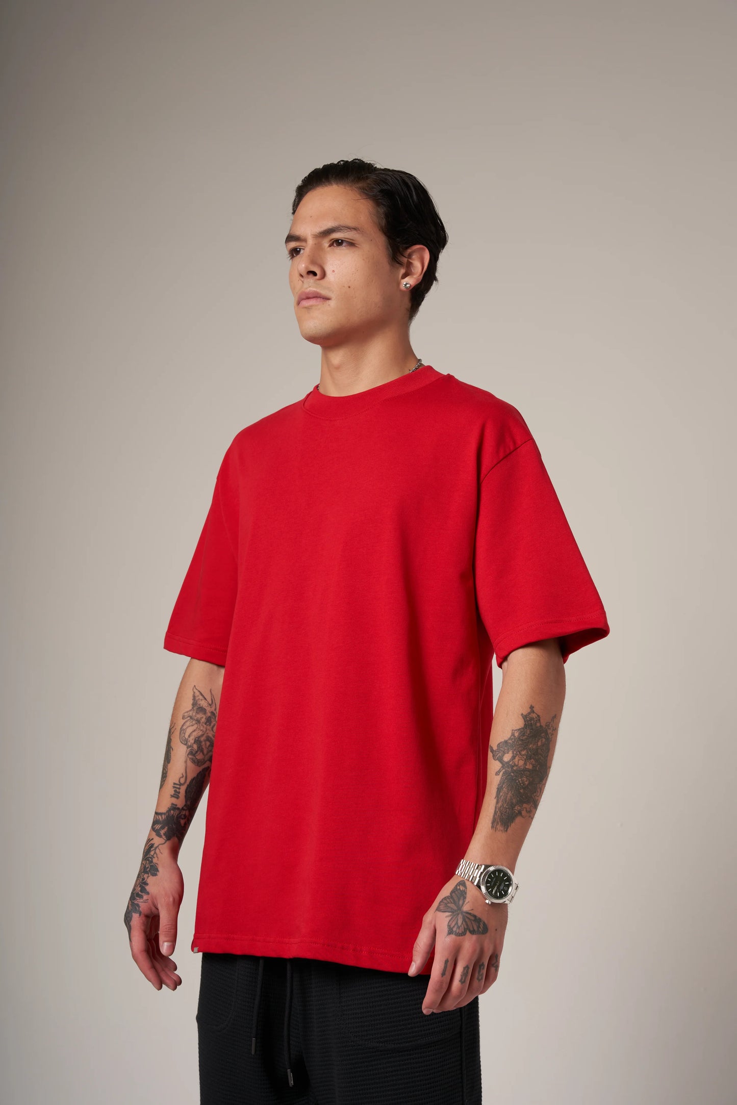 Camiseta Corte Regular 250 Gramos Roja