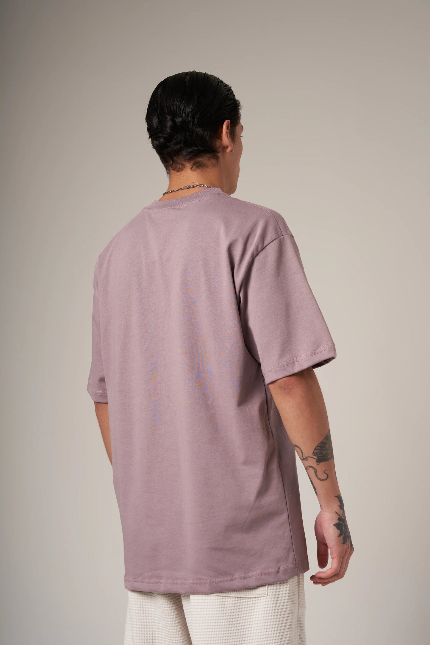 Camiseta Corte Regular 250 Gramos Morado Claro