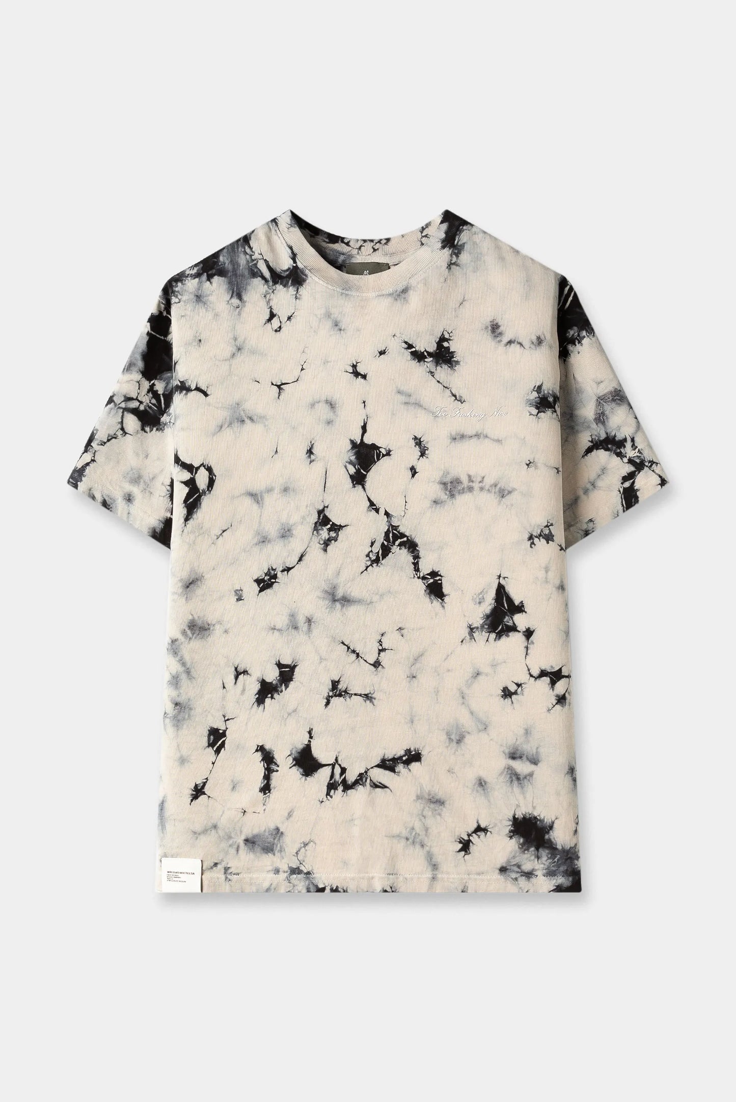 Camiseta Oversize Marfil Lavandería