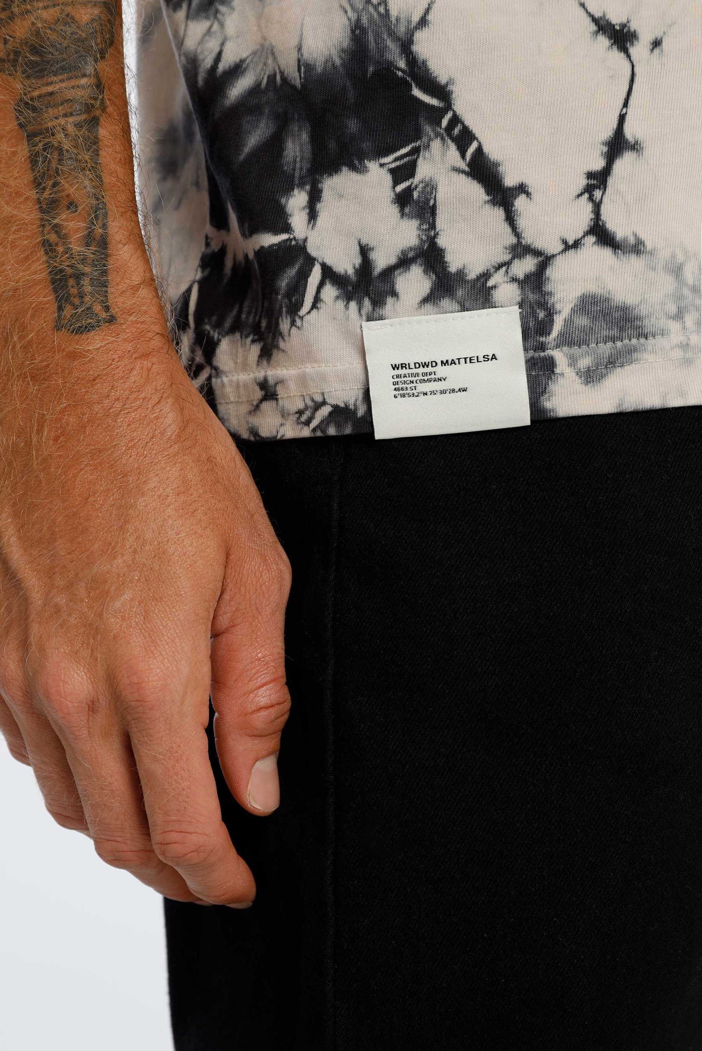 Camiseta Oversize Marfil Lavandería