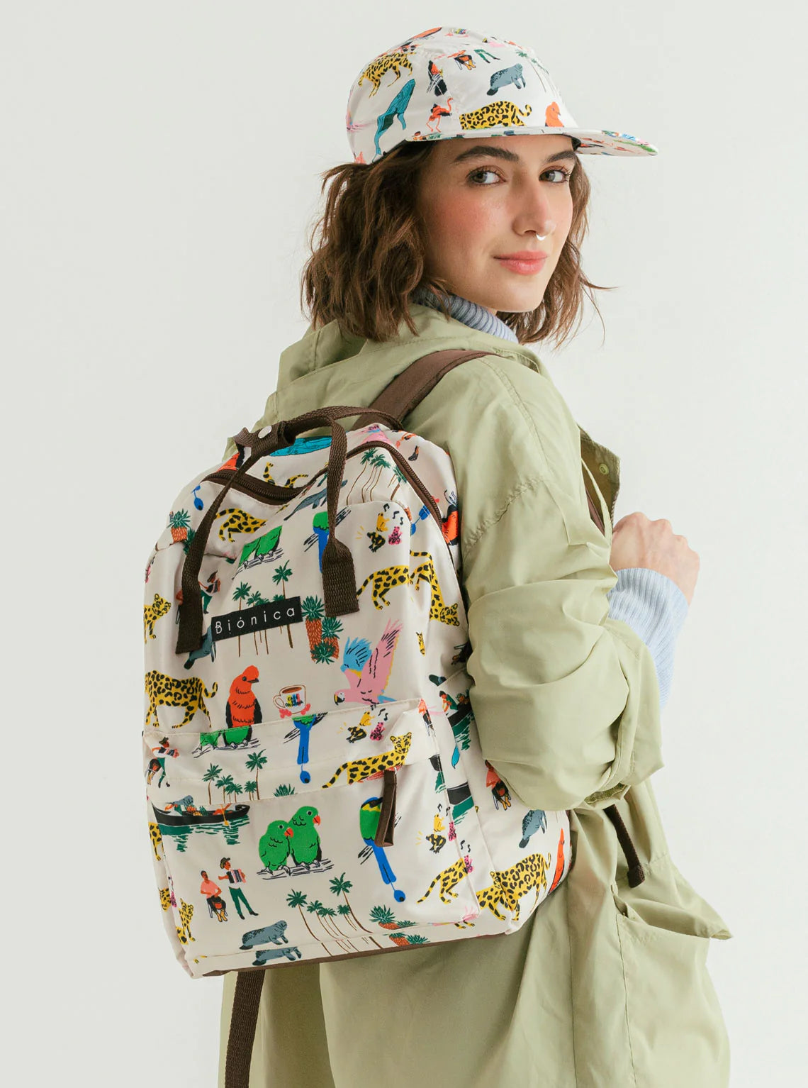 Bolso de espalda tipo morral megadiverso