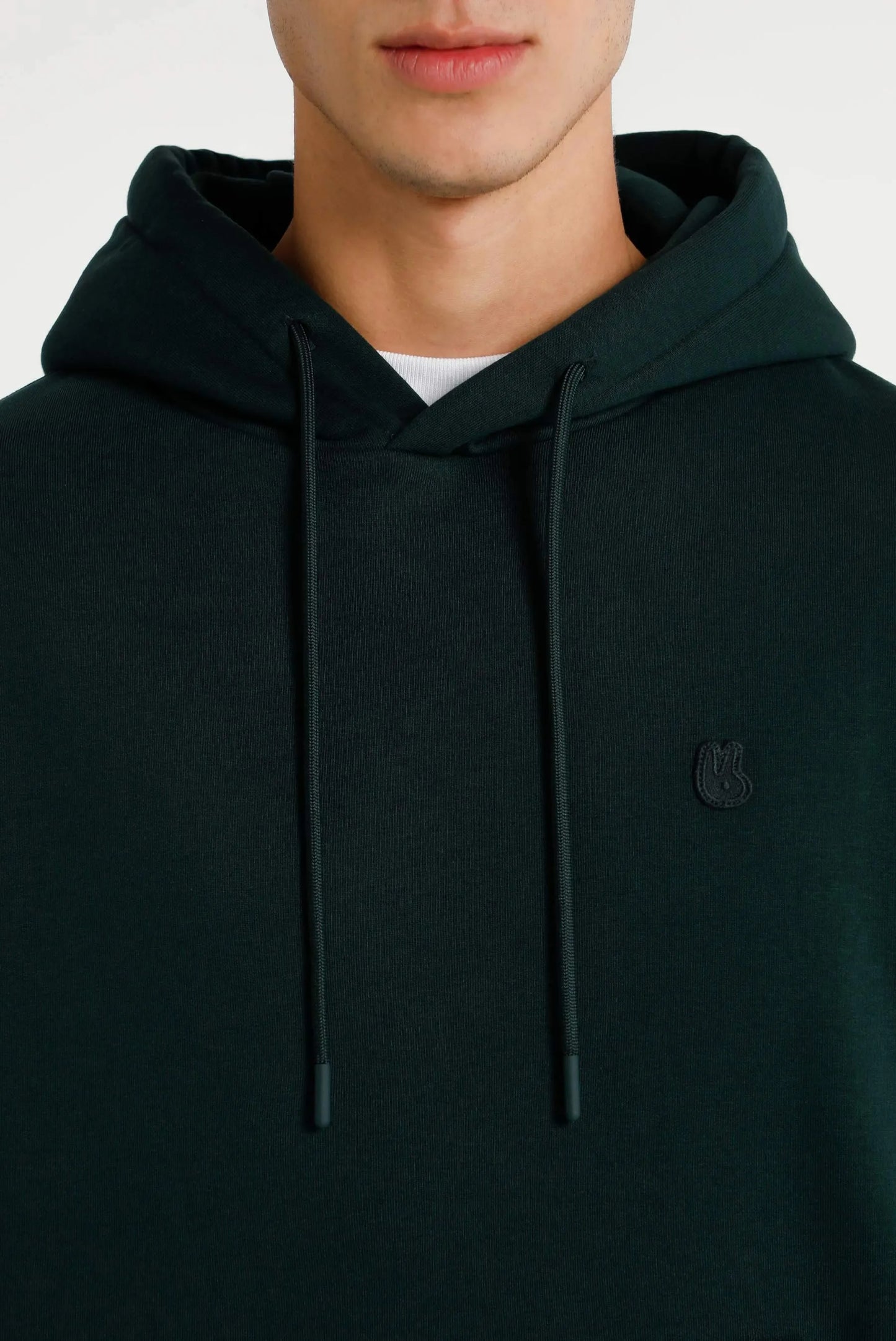 Abrigo tipo buzo hoodie box fit verde