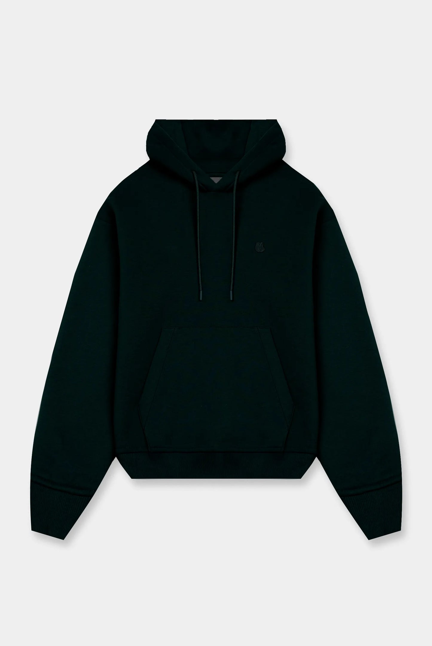 Abrigo tipo buzo hoodie box fit verde