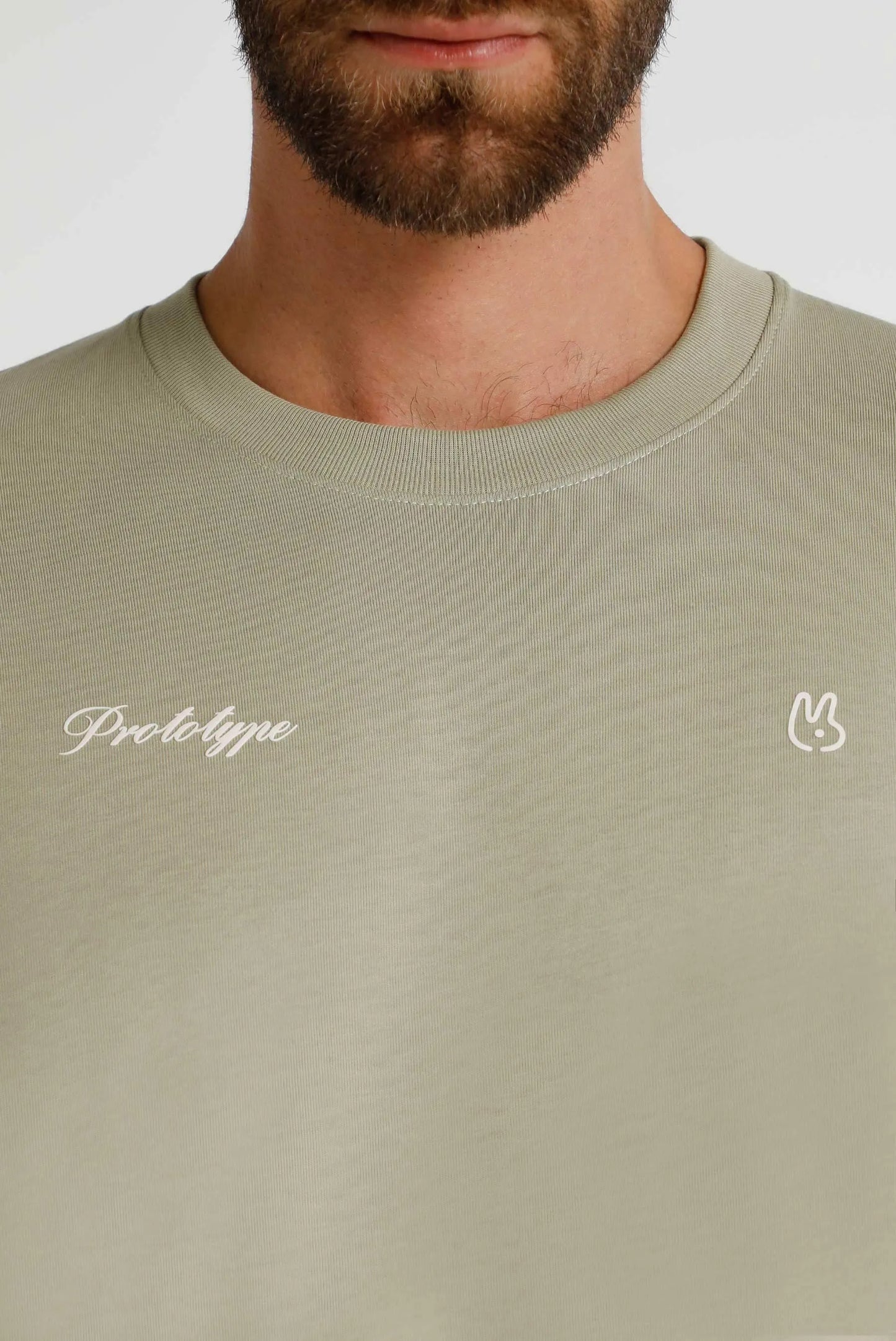 Camiseta Regular Verde Texto