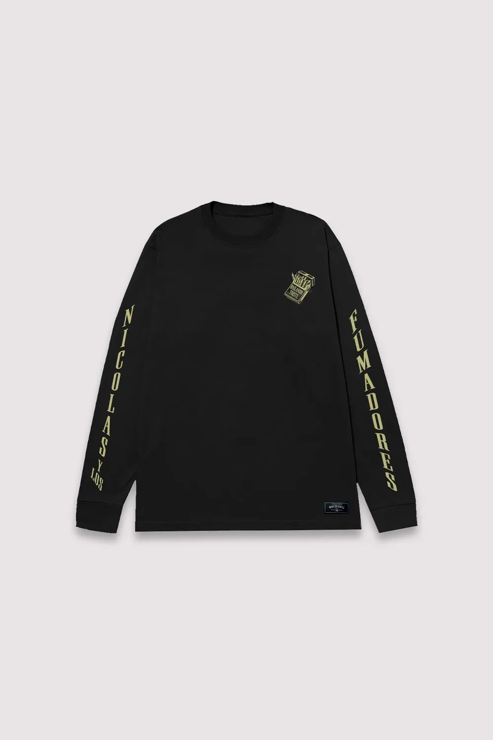 CAMISETA MAGA LARGA UNISEX BAILANDO TRISTE NICOLAS Y LOS FUMADORES