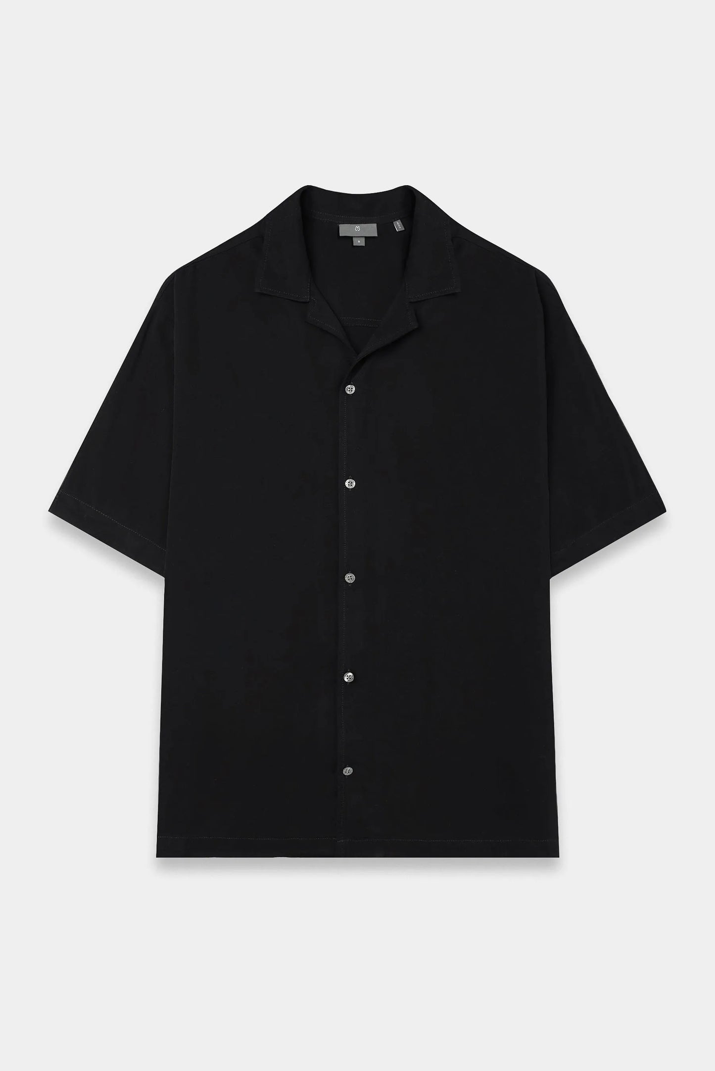Camisa oversize negro básico