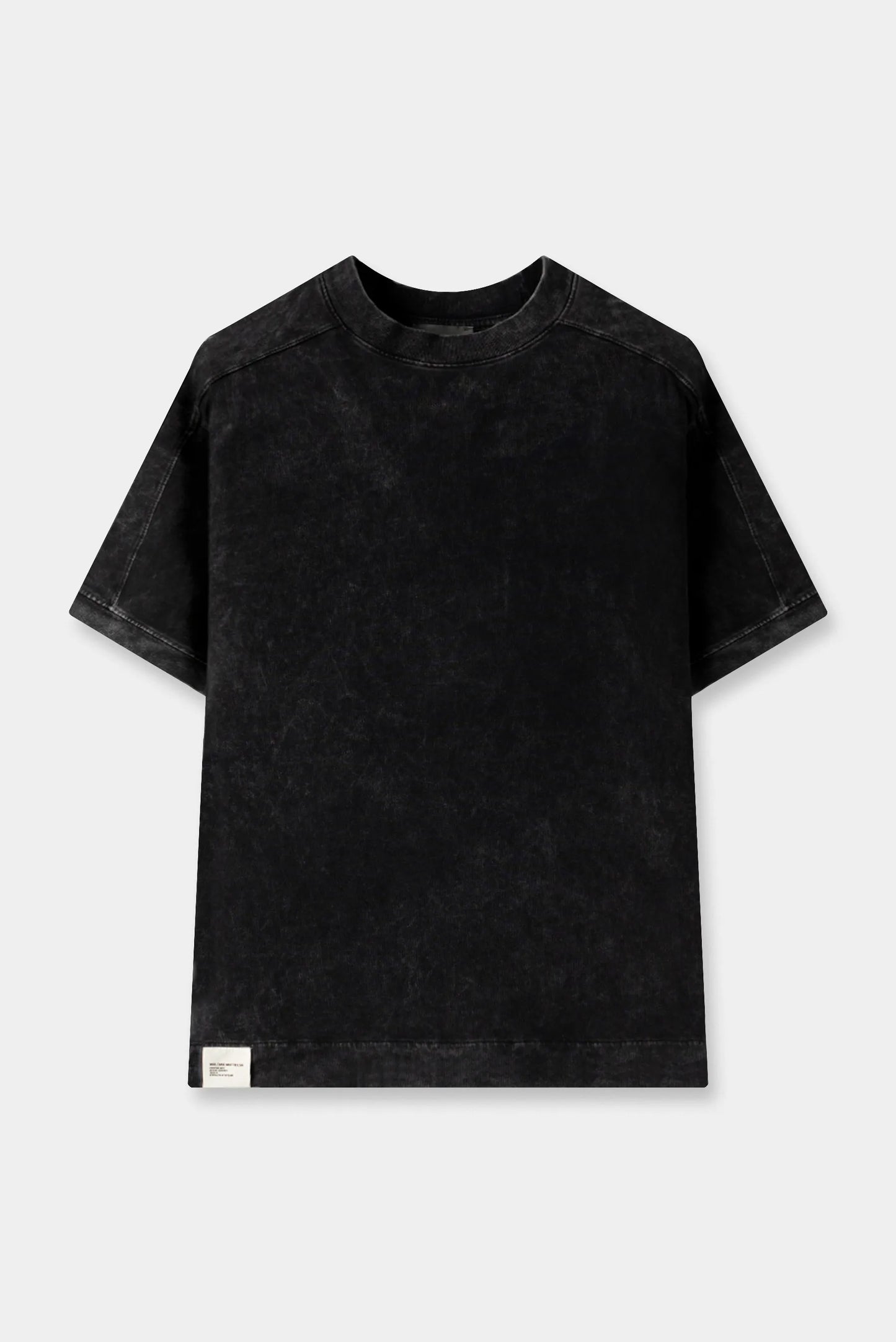 Camiseta Oversize Negro Lavandería