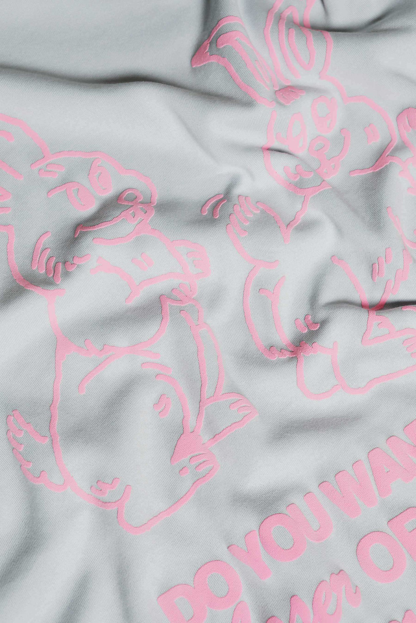 Camiseta Oversize Azul Rabbit