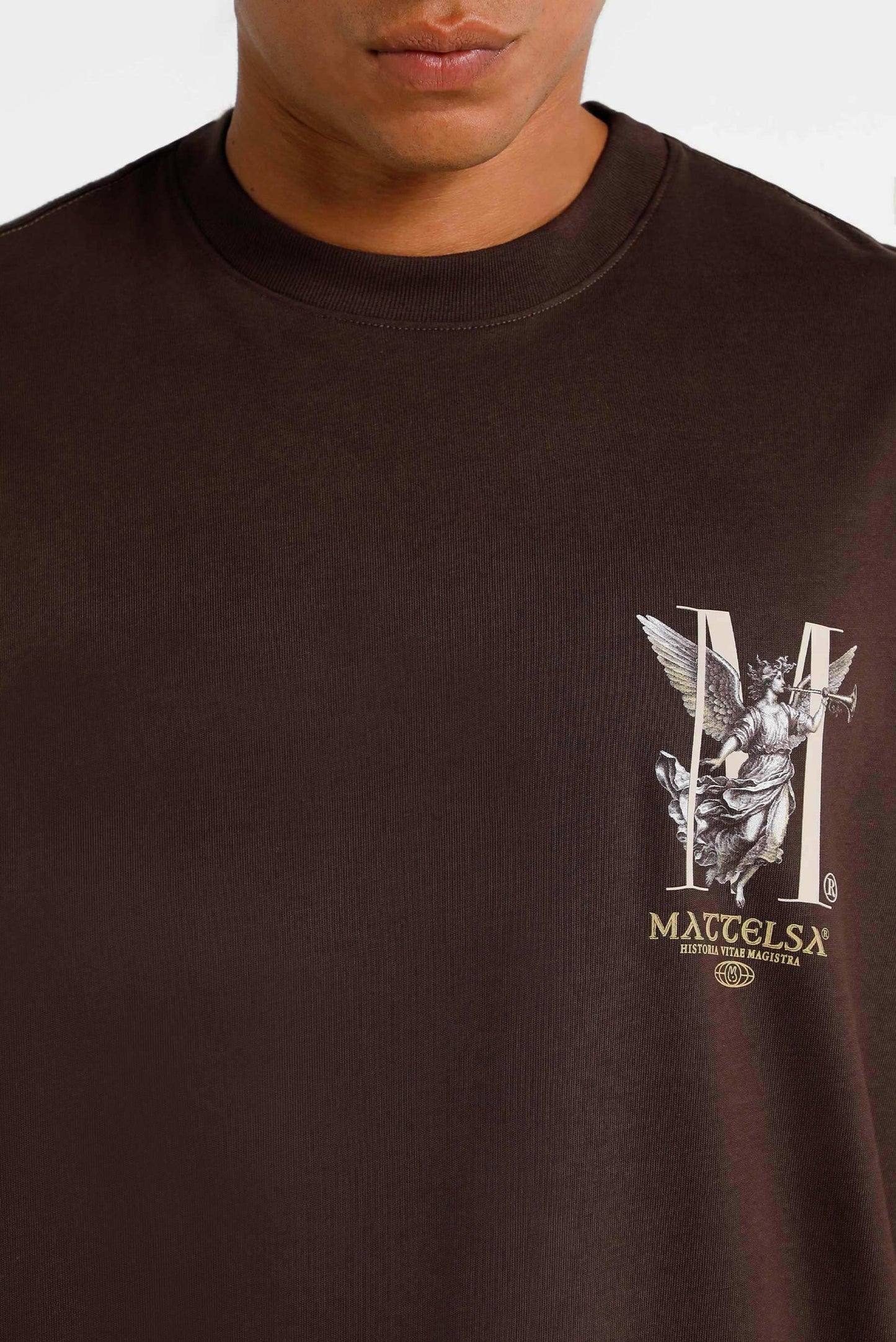 Camiseta Oversize Cafe Texto