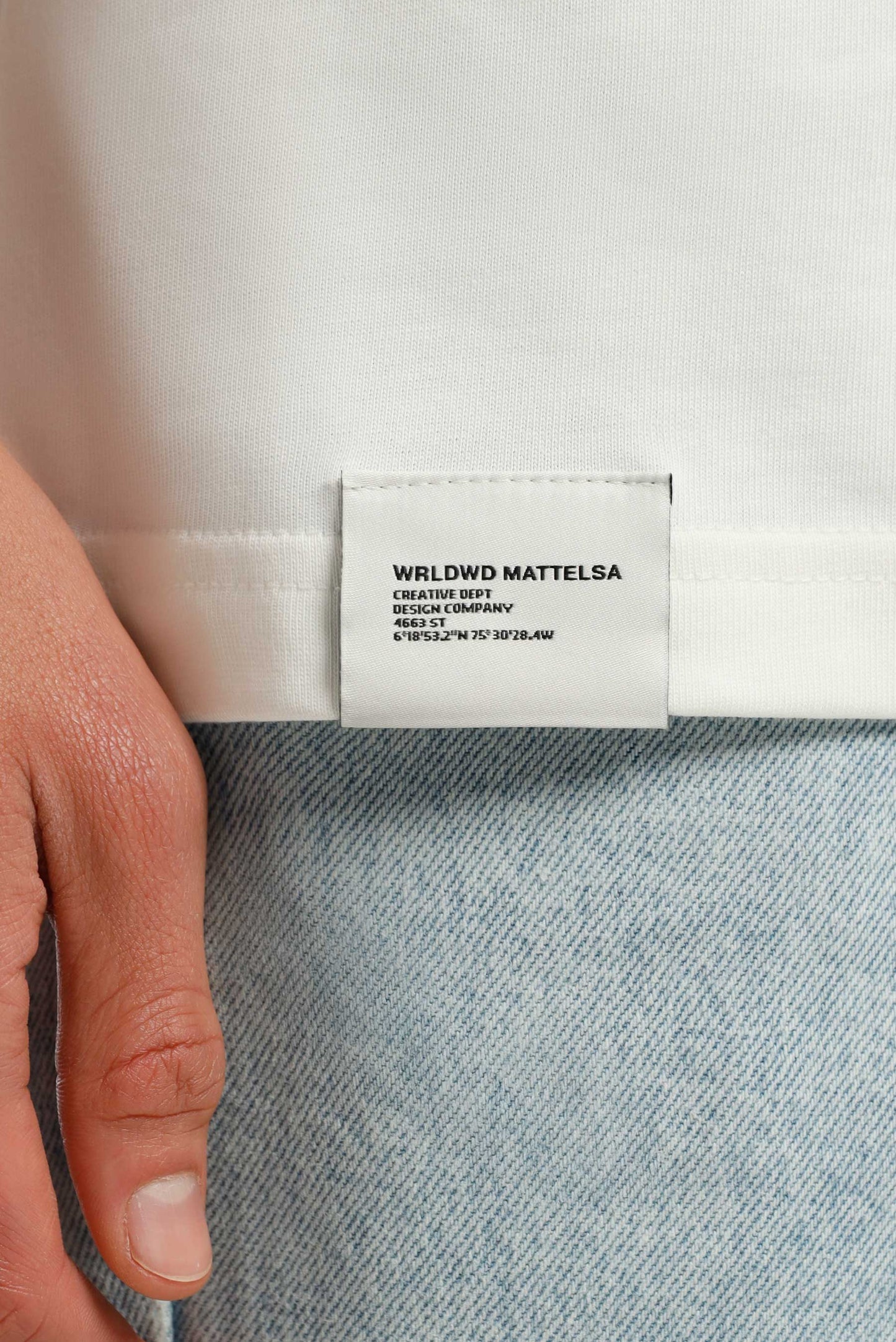 Camiseta Oversize Marfil Texto