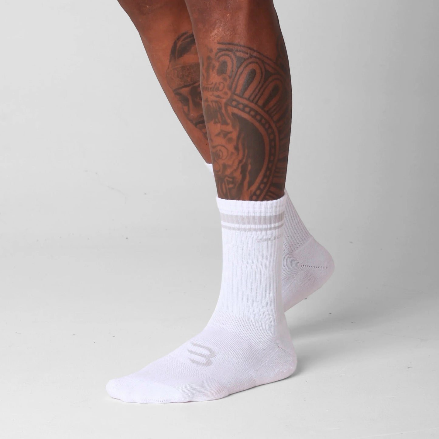 Medias Canilleras Blancas Buds