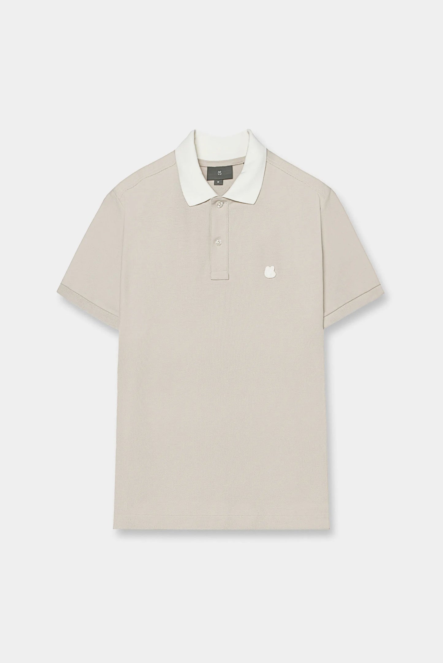 Camiseta polo gris básico
