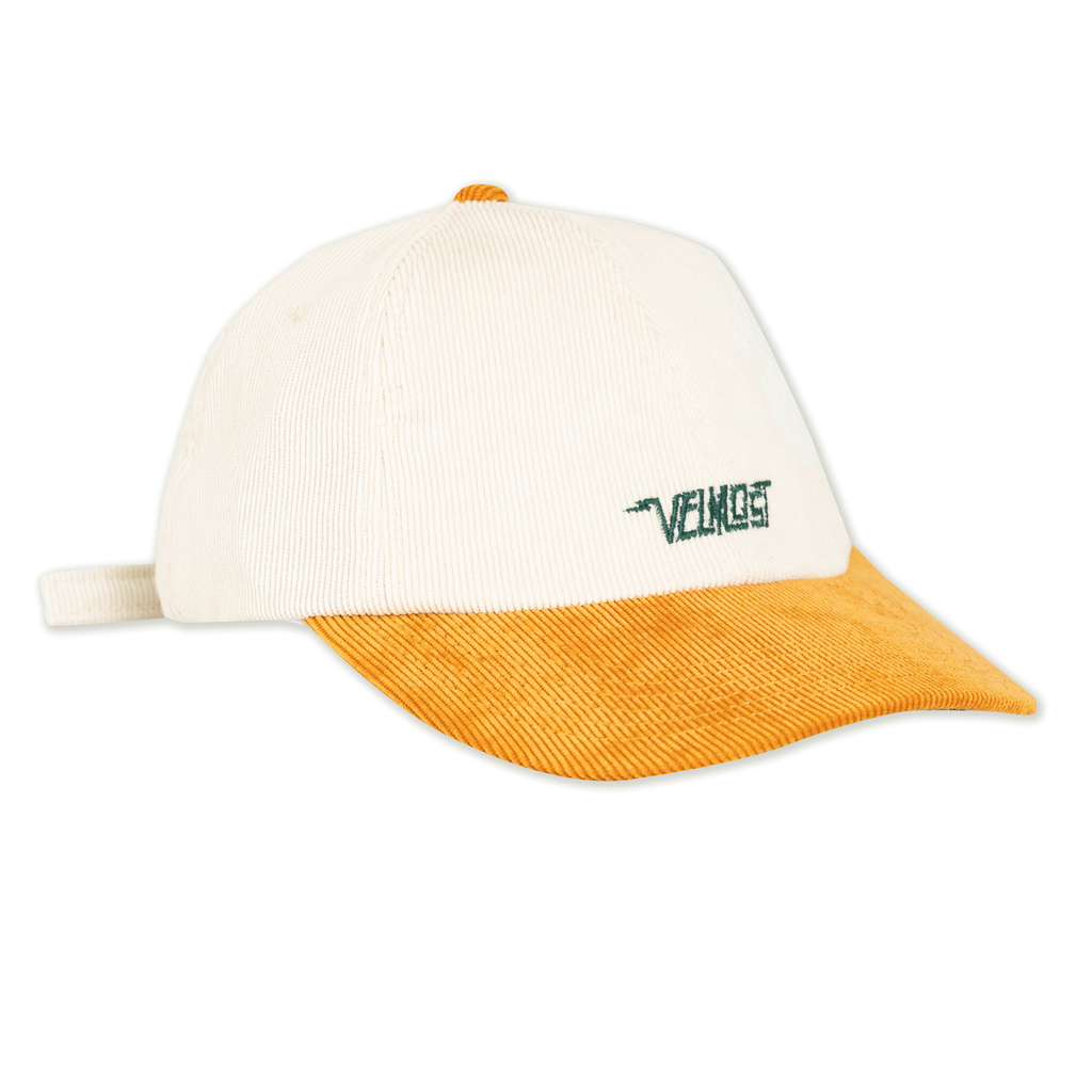 GORRA LOGO RAYO CORDUROY (ARENA Y MOSTAZA)