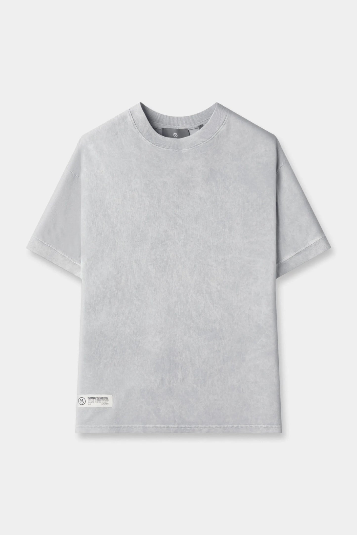 Camiseta Oversize Gris Lavandería