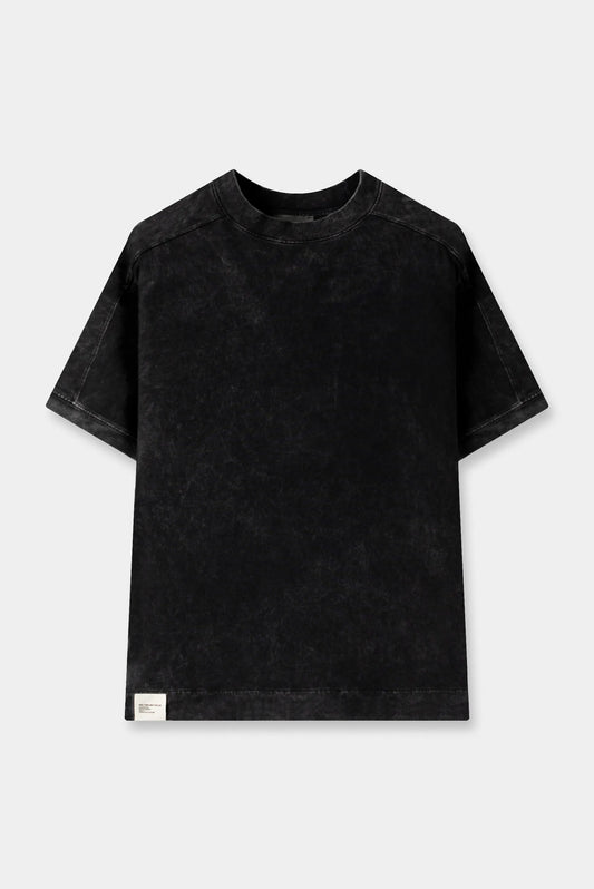 Camiseta Oversize Negro Lavandería