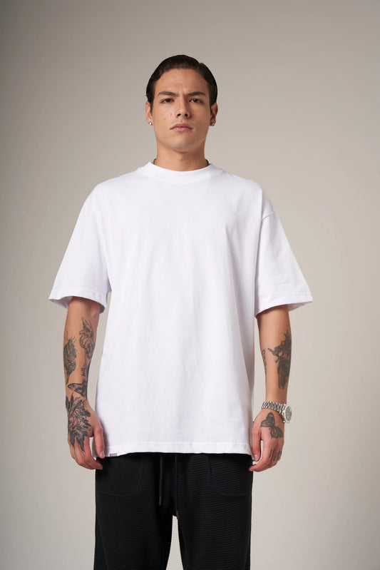 Camiseta Corte Regular 250 Gramos Blanca
