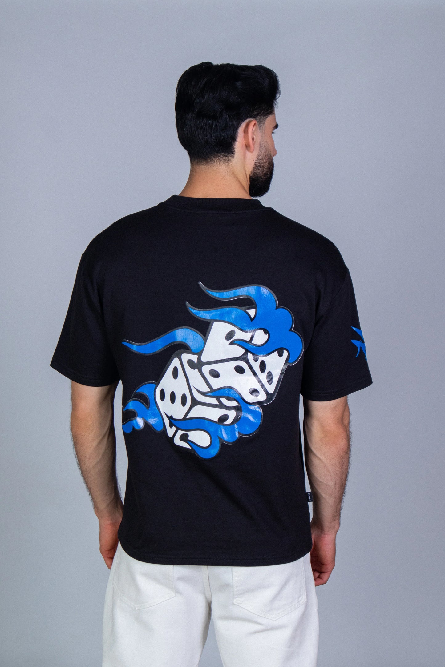 Camiseta Oversize Mi gente esta bien Negro