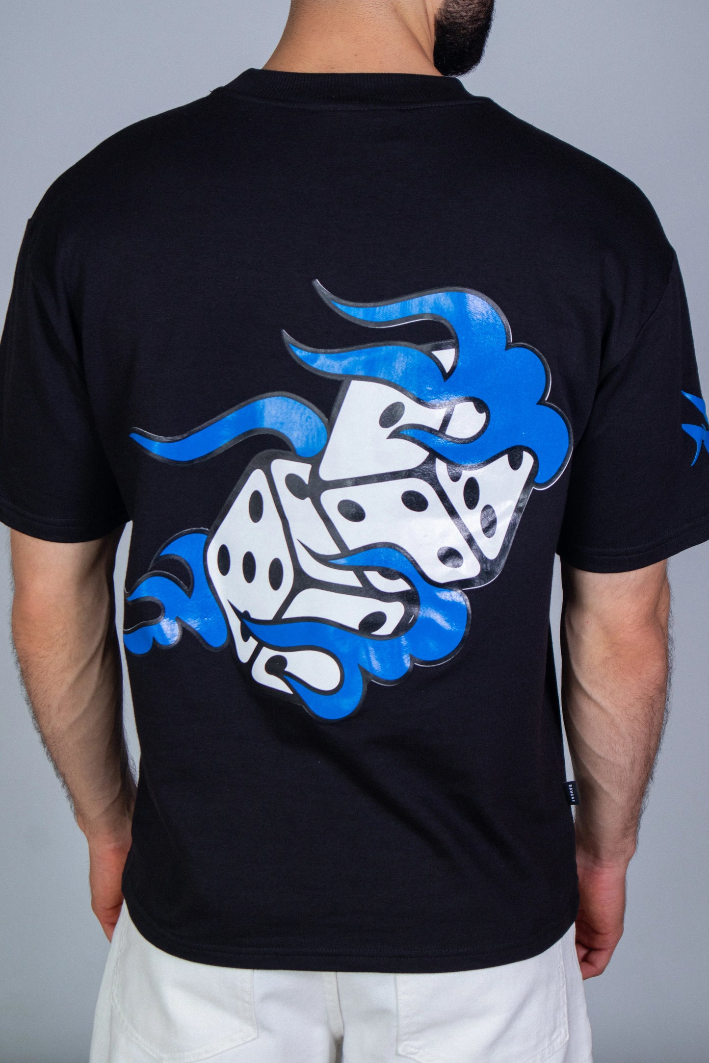 Camiseta Oversize Mi gente esta bien Negro