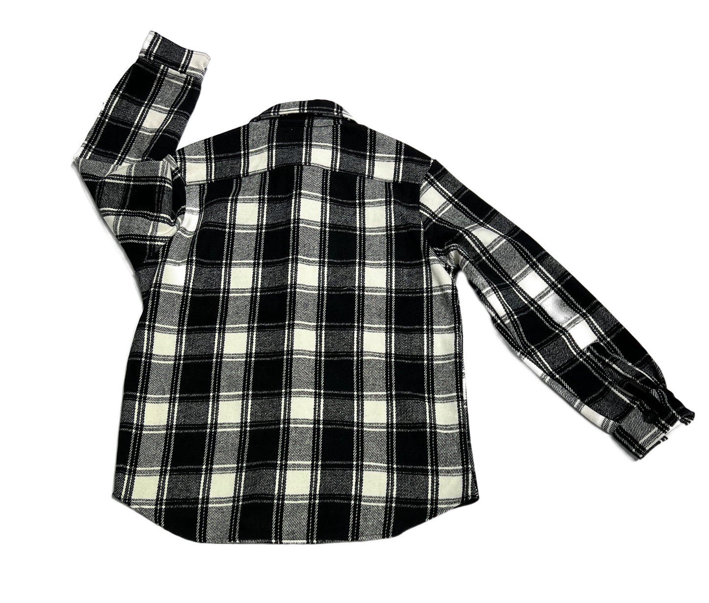 CHAQUETA OVERSIZE BACKWOODS BLACK & WHITE