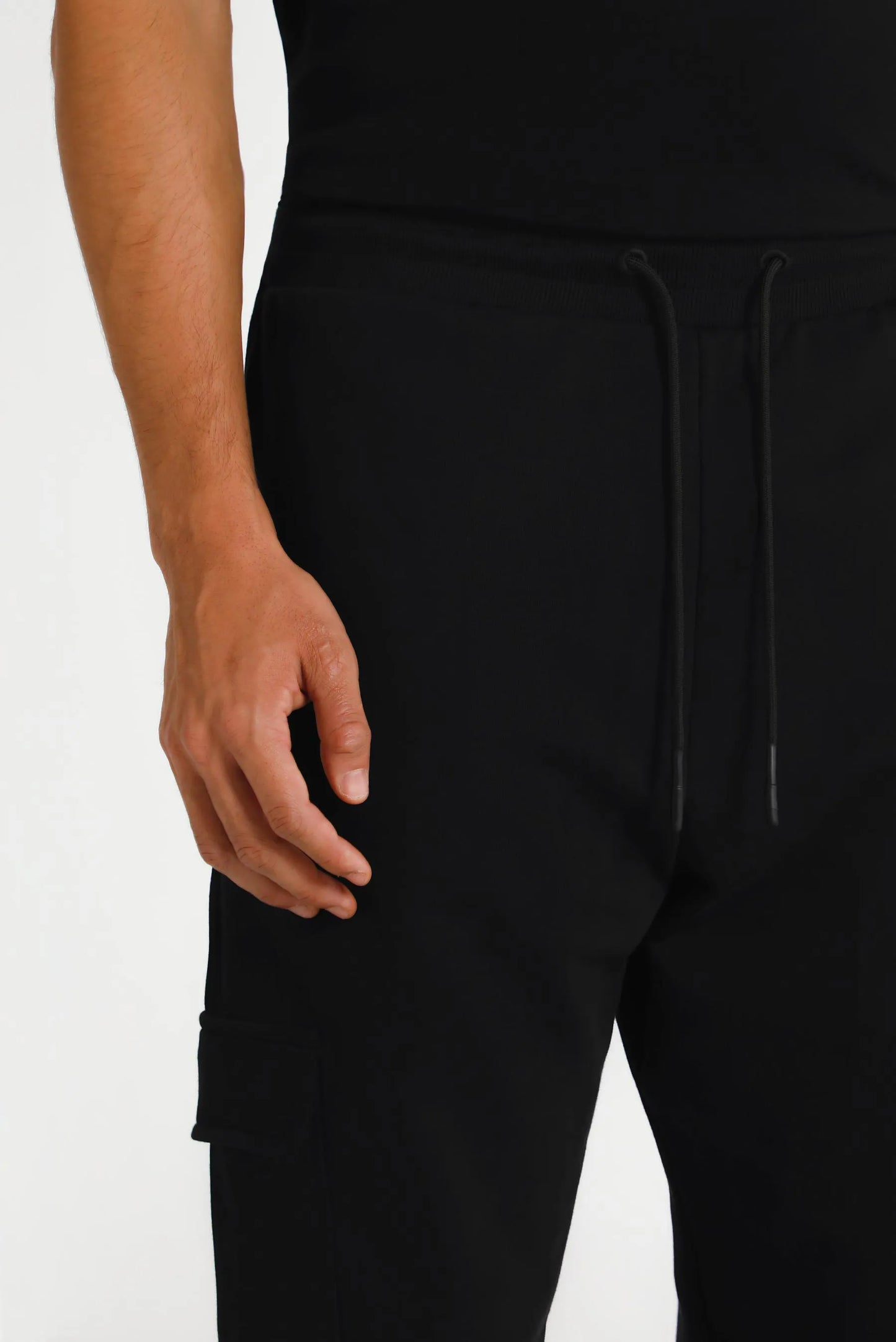 Pantalon tipo Jogger negro numeros