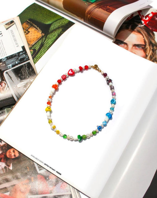 Collar rainbow perlas