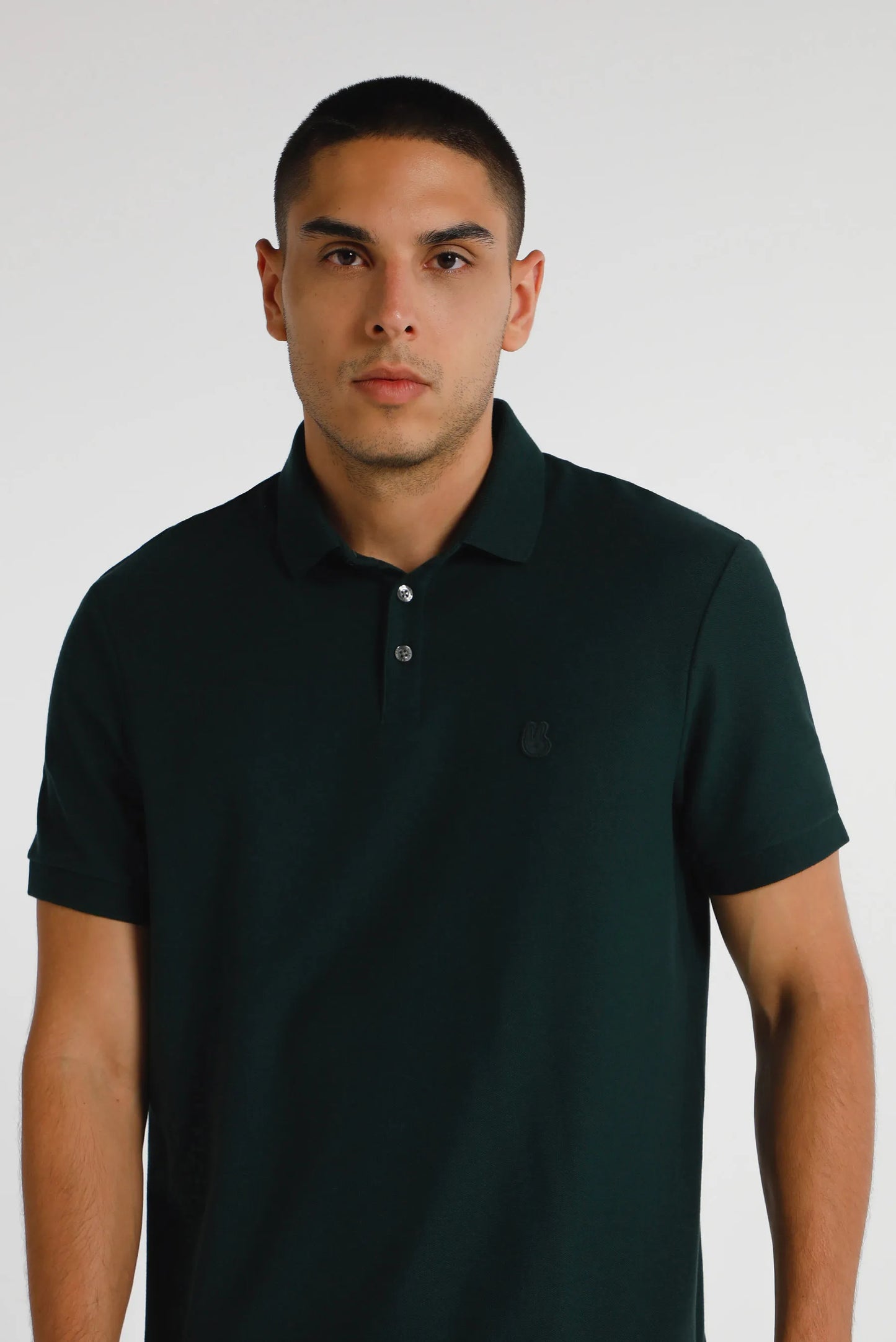 Camiseta polo básica color verde