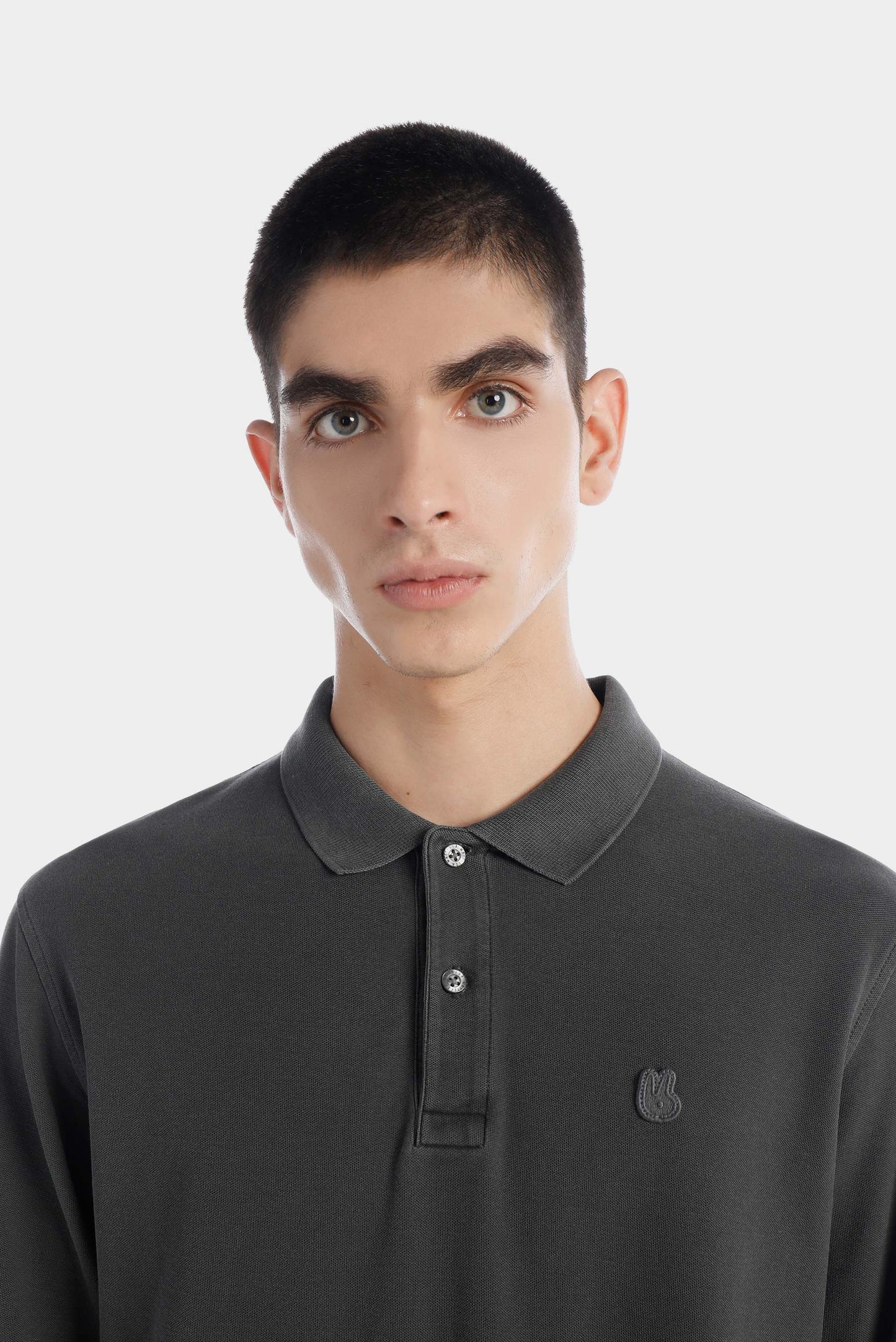 Camiseta Polo Negro Lavandería