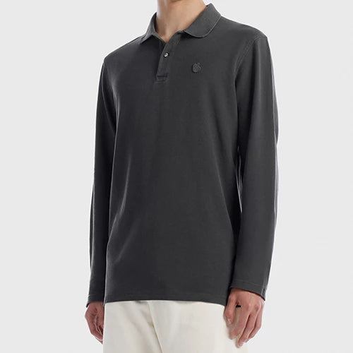Camiseta Polo Negro Lavandería