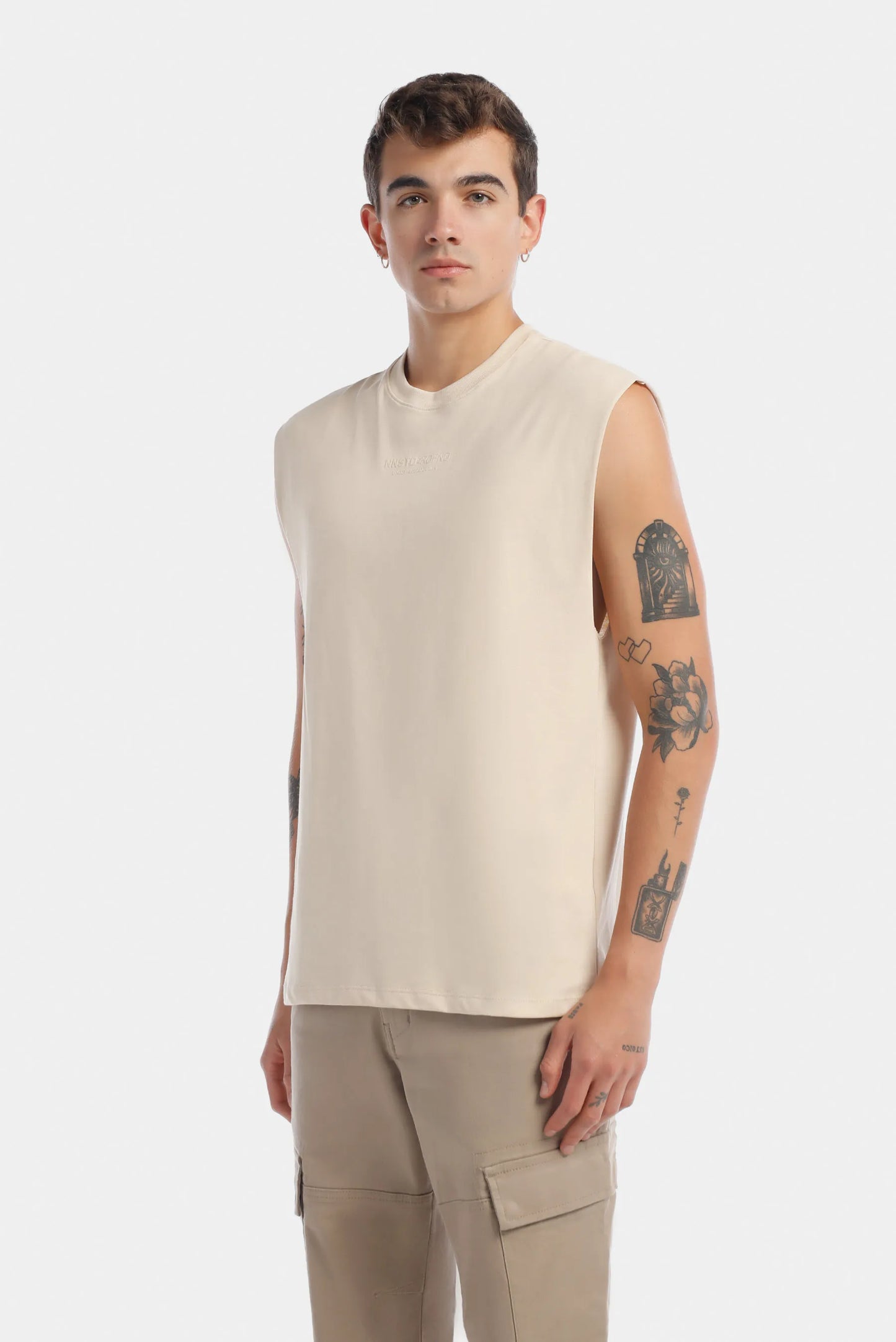 Camiseta Tank Marfil NNSTD RDFND
